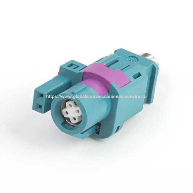 Adaptador de Conector HSD/LVDS 4+2P con Conector Coaxial RF FAKRA para GPS Automotriz