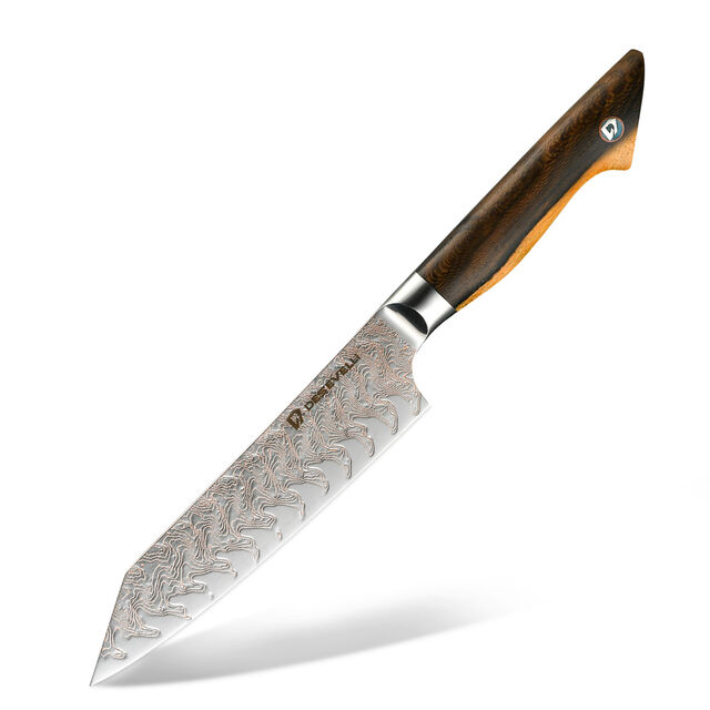 Couteau de Cuisine Kiritsuke en Acier Damas VG10 Style Japonais pour Couper Légumes et Poissons - Couteau Japonais