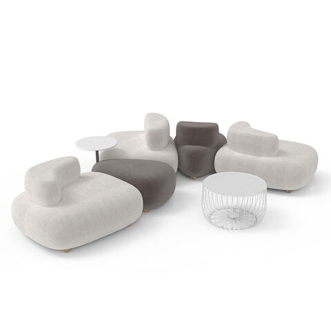 Kleines Sofa für Empfangsraum, Wartezimmer, Büro, Hocker for sale at factory direct price