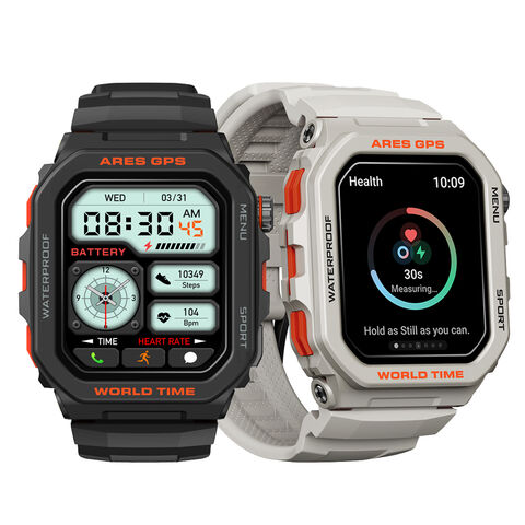 Smartwatch Zeblaze Ares con GPS, Pantalla de 1.75'', Asistente de Voz Alexa, Llamadas Bluetooth, Seguimiento de Salud - Reloj Inteligente