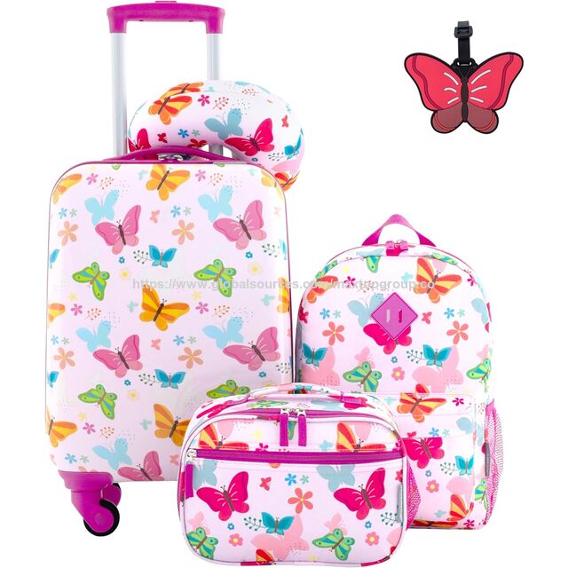 Ensemble Premium de Bagages de Voyage pour Enfants 5 Pièces Léger et Durable - Bagage Cabine Rigide de 18" à 4 Roues pour Enfants de 6 Ans et Plus pour les Voyages et les Sorties Scolaires for sale at factory direct price