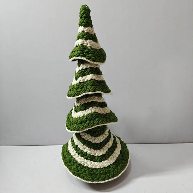 Decoración de árbol de Navidad de Algodón/Metal