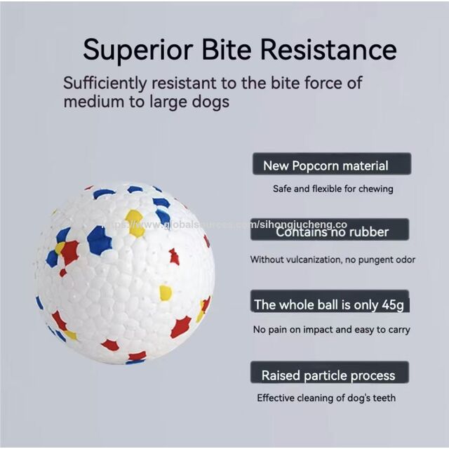 Bola ETPU para Pet de 7.5cm, Alta Elasticidade, Resistente à Mordida, Flutuante, para Cães, Buscar & Treinamento