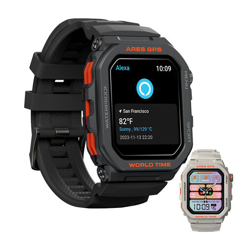 Smartwatch Zeblaze Ares GPS con Llamadas y Asistente de Voz Alexa, Monitoreo de Actividad - Reloj Inteligente GPS para B2B