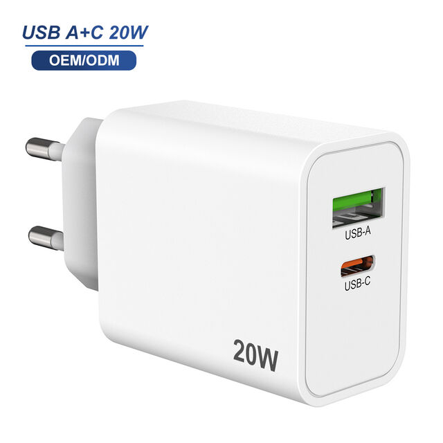 Cargador Rápido para Teléfono 20W QC18W PD20W con Enchufe EU/US para Carga de Múltiples Dispositivos for sale at factory direct price