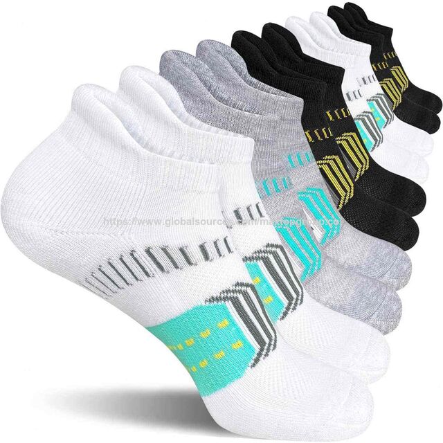 Chaussettes de Sport Premium pour Femmes : Durables, Renforcées, Rembourrées, Anti-Ampoules, Respirantes avec Soutien de la Voûte Plantaire pour Course à Pied, Tennis, Golf