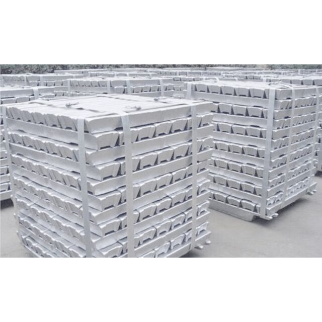 Polen Premium Aluminiumbarren 99,99% Chemische Zusammensetzung A7-Güte ISO9001-zertifizierter Lieferant Gleichbleibend Hohe Qualität