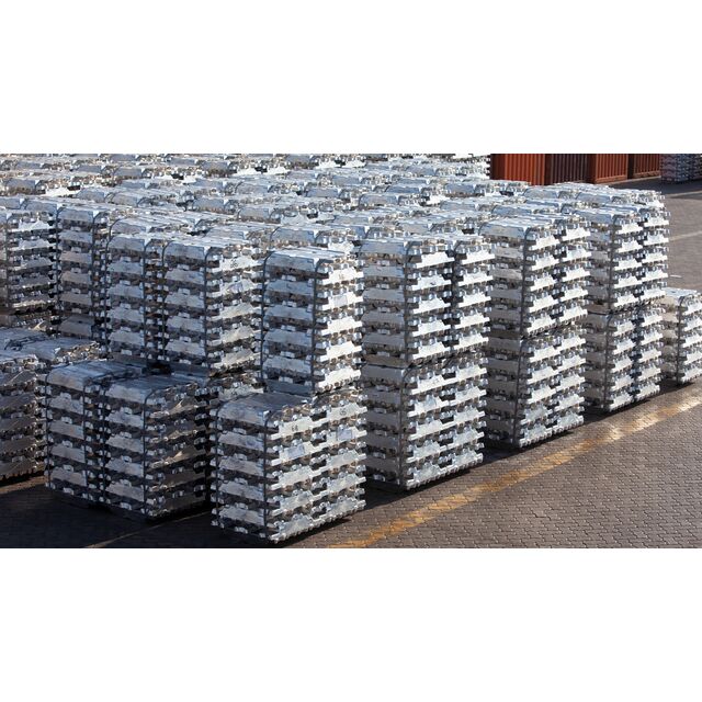 Maßgeschneiderter Aluminiumbarren A7, 99,99% ASTM-Standard, nicht sekundär, MOQ 10 Tonnen, Bestseller-Großbestellung, schneller Versand