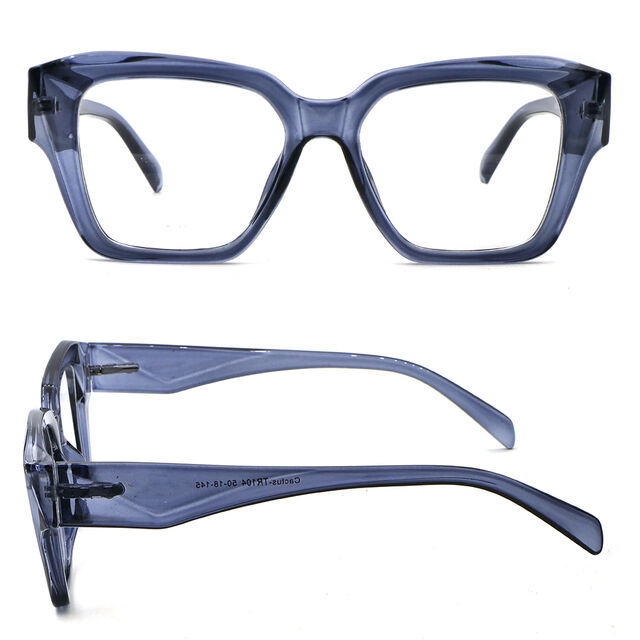 Nouveautés et OEM, Lunettes de Lecture Carrées en Plastique Transparent pour Femmes, Design Transparent, Légères et Confortables, Services OEM
