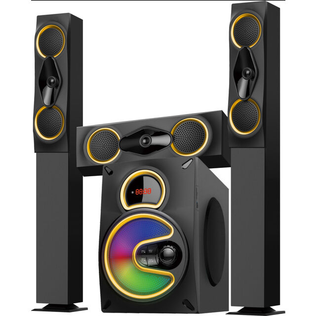 Nouveau système d'enceintes Home Cinéma Son Surround Multimédia Audio 5.1 - A106 (8")