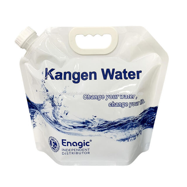 Bolsa de Almacenamiento de Agua Plegable Portátil de Grado Médico de 5L a Prueba de Fugas con Asa, Segura para Uso Médico de Emergencia, Camping, Viajes y Hogar for sale at factory direct price