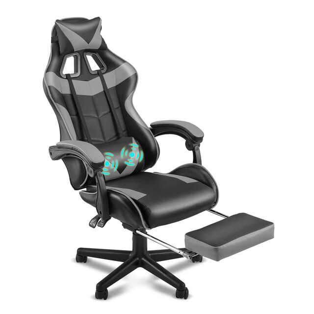 ODM OEM Luxus Kunstleder Gaming Stuhl mit Massage, Ergonomischer Gamer Stuhl für Büro und Zuhause