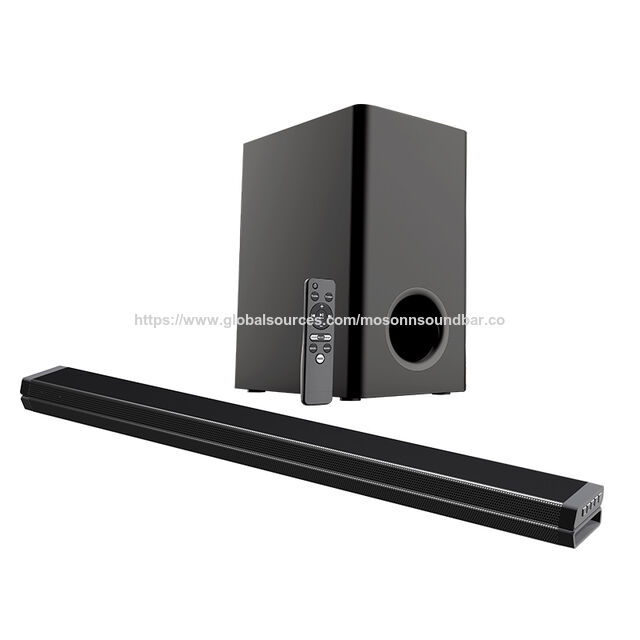 R&D SWC180T 3.1 Heimkino-Soundbar mit kabelgebundenem Subwoofer für Smart TV, mit BT/AUX/OPT/USB/HDMI-Funktion