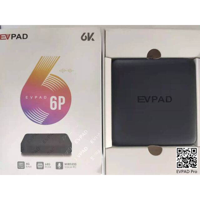 EVPAD 6P: Kotak TV pintar berbasis Android untuk meningkatkan televisi standar apa pun menjadi sistem hiburan multifungsi. for sale at factory direct price