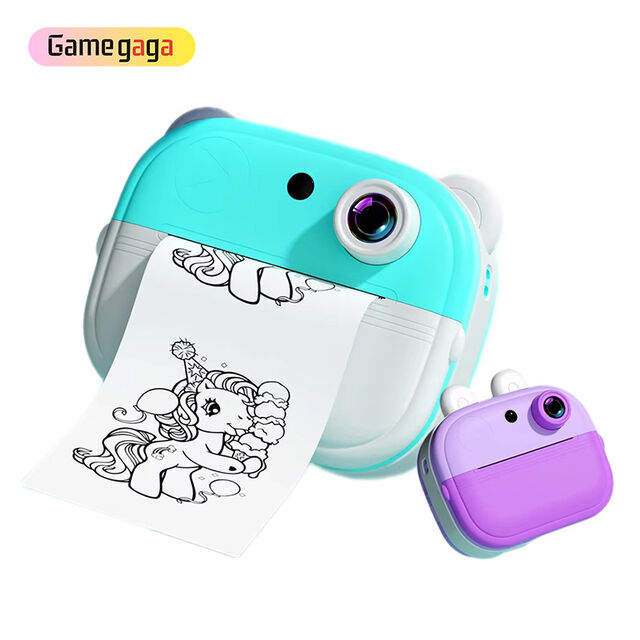 Cámara de Impresión Instantánea X Q9 para Niños, 48MP HD, Pantalla IPS de 2 pulgadas, Impresora Térmica de Juguete con Grabadora de Video para Colorear DIY Infantil