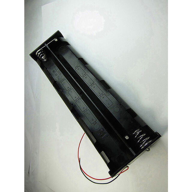 Porte-piles de haute qualité pour 8 piles UM-1 ou de taille D. Produit par une usine certifiée ISO 9001 pour produits électriques.