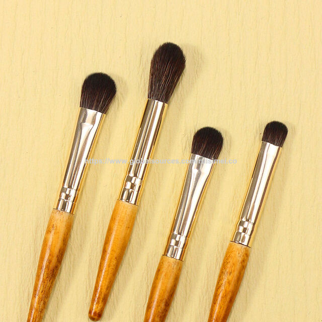 Neues Reise-Set mit weichen Make-up-Bürsten für Lidschatten, Foundation, Puder, Wimpern und Lippen