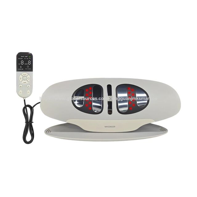 Elektrischer Lendenwirbel-Massager mit EMS-Impulstraktion, Airbag, Heizung, Vibration und einstellbarer Krümmung
