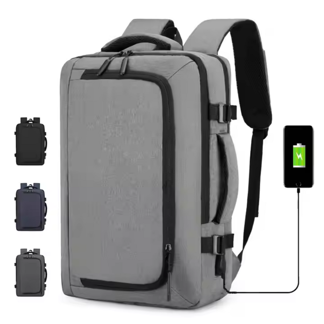 Mochila Duradera y Ligera, Impermeable, Gran Capacidad, USB, Estilo Nuevo, Material Oxford, para Viajes y Exteriores, Bolsa para Ordenador de Hombre