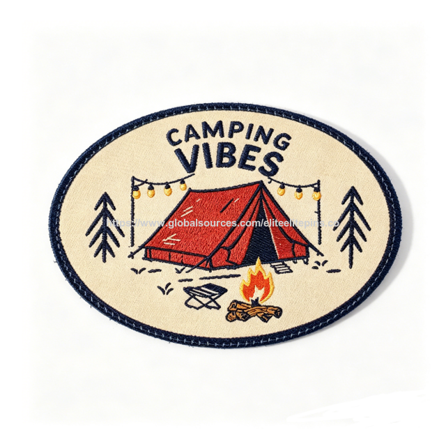 Parche de Aventura Bordado Ecológico Personalizado - Termoadhesivo/Cosible en Lona para Mochilas, Chaquetas, Gorras y Equipamiento Táctico