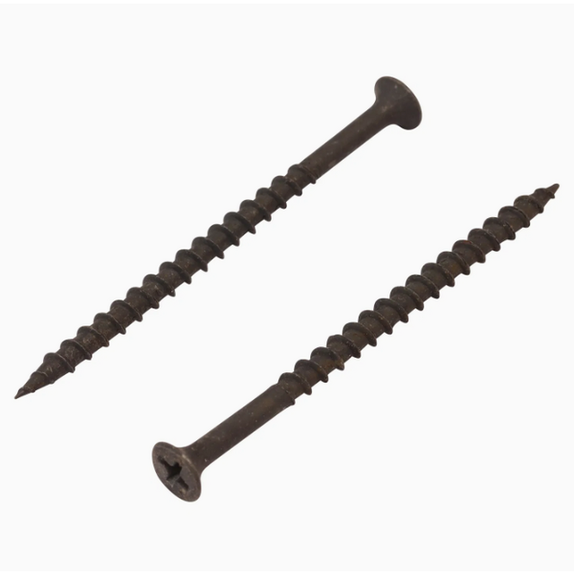 Tornillo para Drywall C1022 con Recubrimiento de Fosfato Negro, Rosca Gruesa y Rosca Fina, 3.5x25mm