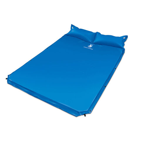 Lit Gonflable sans Pompe Matelas Pneumatique pour Camping en Plein Air