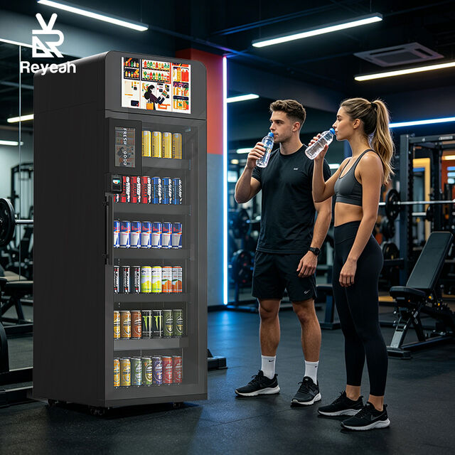 Distributeur Automatique Intelligent IA avec Paiement Libre-Service pour Snacks et Boissons Froides avec Suivi d'Inventaire à Distance pour Centres Commerciaux