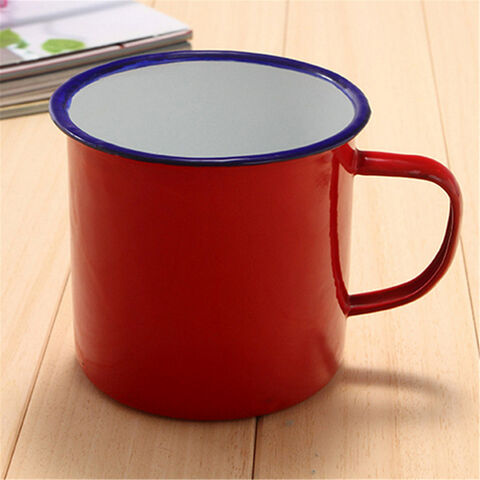 Nostalgische Klassische Emaille Tasse