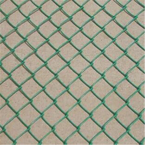 Bem-vindo OEM PVC revestido de malha de diamante cerca de elo de corrente para jardim, fazenda, campo esportivo, forma de losango