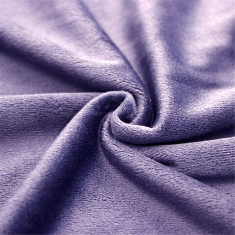 OEM Willkommen Polyester Mikrofaser Super Soft Fleece Stoff für Bekleidung und Decken