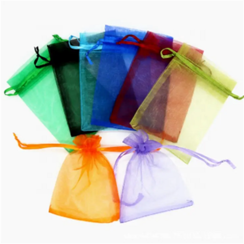 Bolsas de Organza para Joyería, Regalos y Dulces de Venta Caliente for sale at factory direct price
