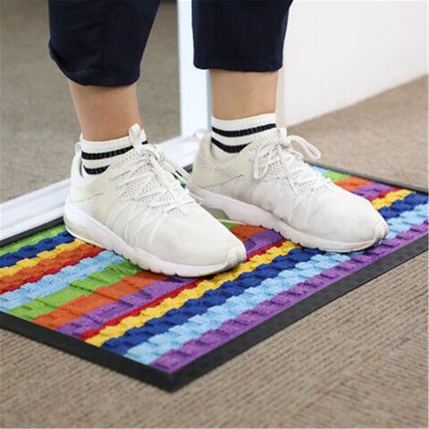 Felpudo de Goma Impermeable con Relieve