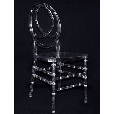 كرسي تيفاني أكريليك/بلاستيك شفاف خارجي بالجملة من المصنع لحفلات الزفاف for sale at factory direct price