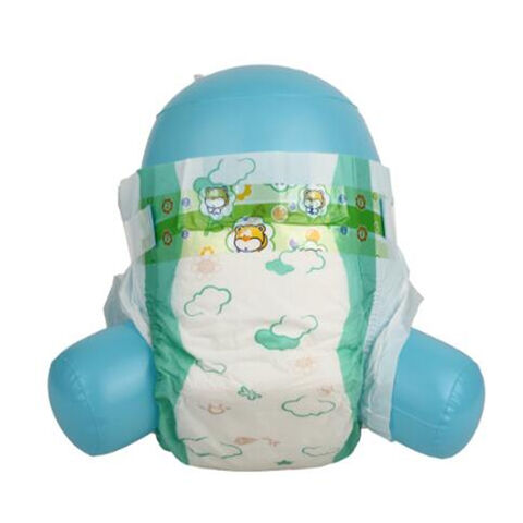 حفاضات أطفال للاستخدام مرة واحدة ناعمة وجيدة التهوية مع شريط لاصق for sale at factory direct price