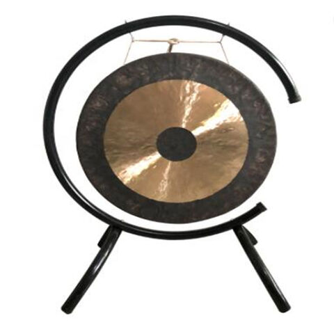جرس مكتبي لآلات الإيقاع الموسيقية، جونغ صيني تقليدي مع حامل جونغ خشبي for sale at factory direct price