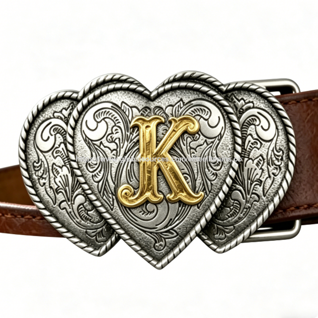 Hebilla de Cinturón Western de Aleación de Zinc Personalizada, Diseño Floral Grabado en Plata Antigua para Hombres y Mujeres, Ideal para Graduación