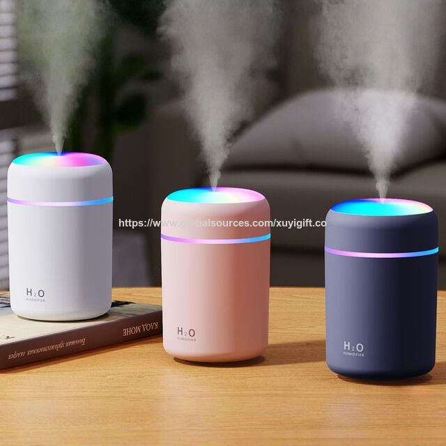 Humidificador Multifuncional USB, Mini Humidificador Portátil de Escritorio para Uso en Interiores, Hogar y Coche