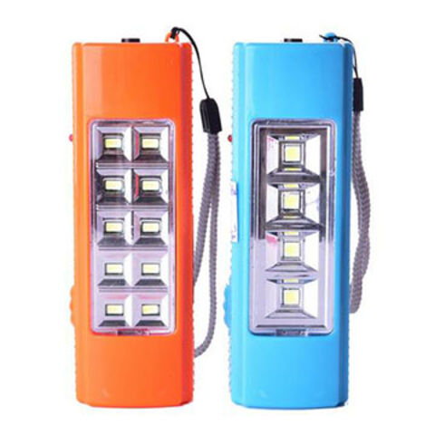 Linternas de emergencia recargables de colores personalizadas OEM