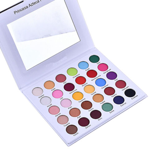 Nouvelle Palette d'Ombres à Paupières Multicolores Design pour Styles de Maquillage Tendance