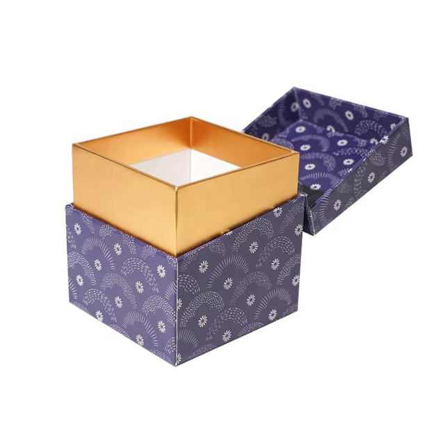 Caja de Regalo de Lujo Reciclable OEM para Joyería con Cubierta, Lazo, Cinta y Cajón - Cajas de Papel con Tirador para Anillos y Colgantes