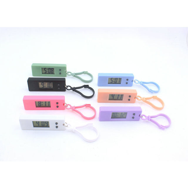 Mini Reloj Electrónico Triangular y Ovalado, Reloj Colgante para Exámenes, Temporizador con Hebilla para Mochila for sale at factory direct price
