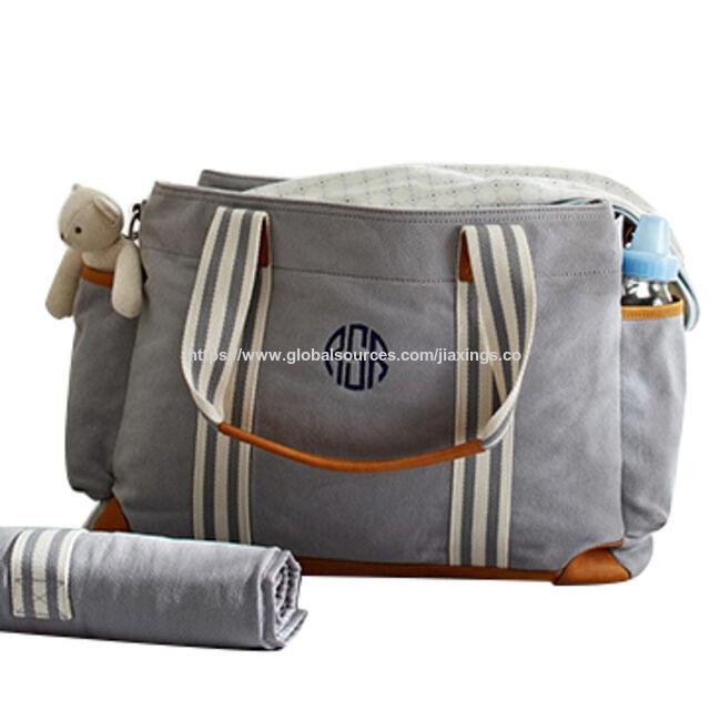 Bolsa de Fraldas Impermeável Multifuncional para Mães - Bolsa de Troca de Bebê