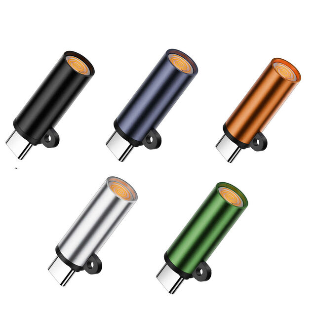 محول ولاعة سجائر صغير ذكر Type-C لنفخ الهواء، ولاعة كهربائية USB Type C سهلة الحمل للسجائر for sale at factory direct price
