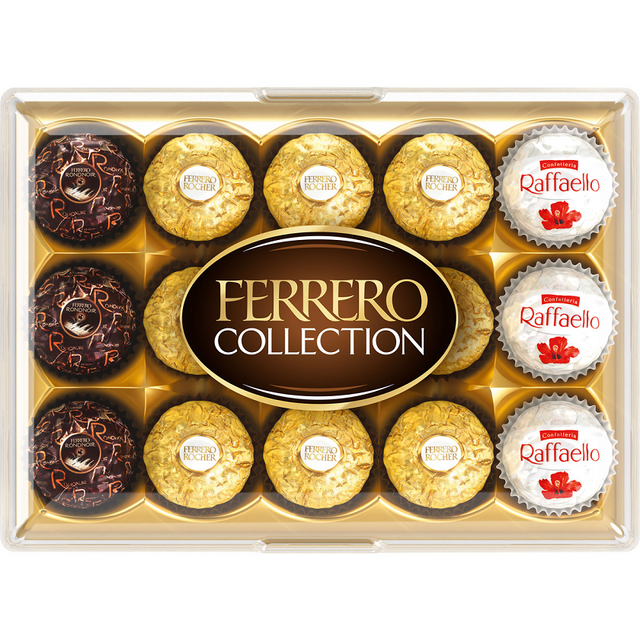 Ferrero Rocher T-30 Chocolate 30 Tabletas Ferrero Collection Raffaello