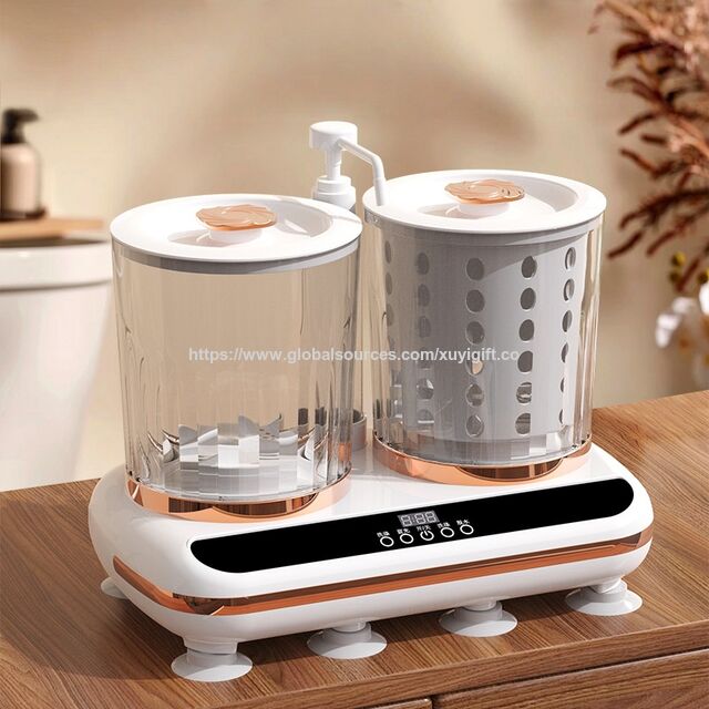 Mini-Waschmaschine mit zwei Kammern, automatische tragbare Waschmaschine für Unterwäsche und Socken, kleiner Wäscheeimer for sale at factory direct price