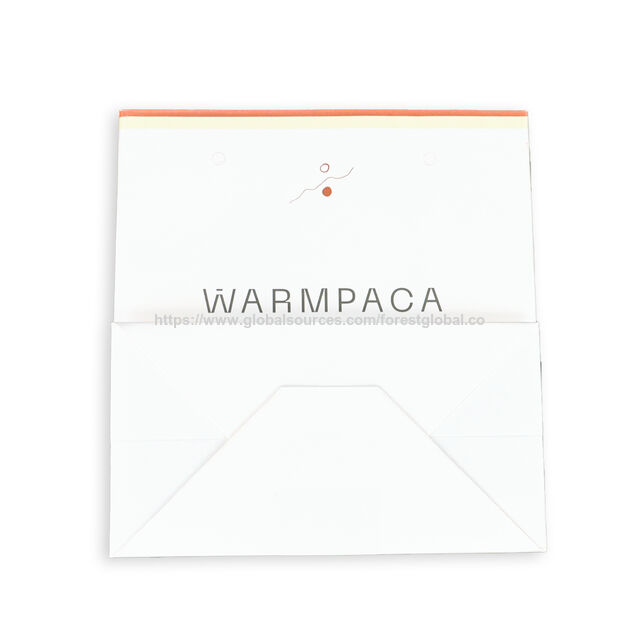 Bolsas de Papel Reciclable para Alimentos con Asa y Impresión Personalizada a Cuatro Colores