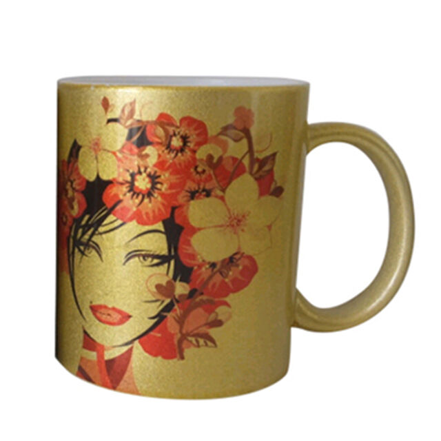 Caneca de Café Dourada de Alta Qualidade em Promoção Quente