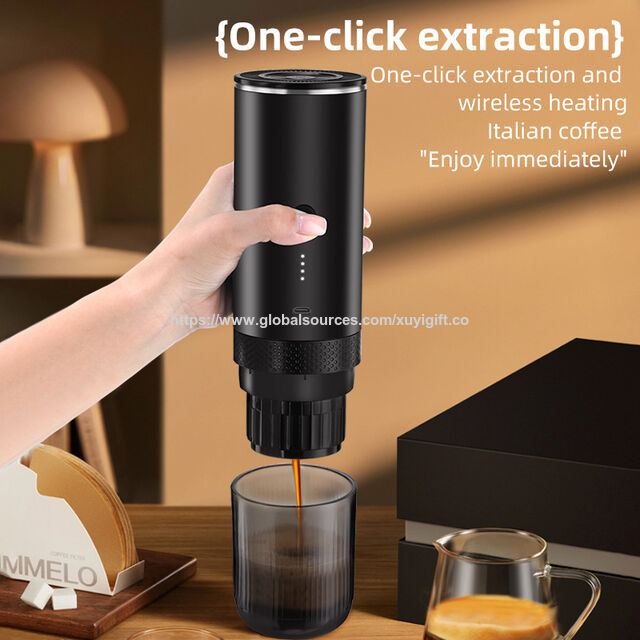 Tragbare automatische Kapselkaffeemaschine, Mini-Kaffeemaschine mit kabelloser Heizung für Zuhause, Outdoor, Reisen, Großhandel for sale at factory direct price