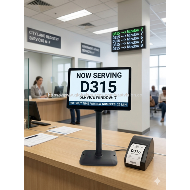Oem Factory Price Pole Customer Monitor Wired Lcd 10 Inch Hd Display ...
