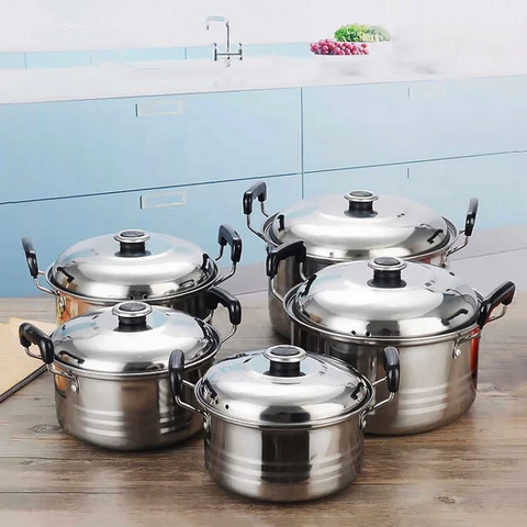 طقم قدور طبخ متعدد الوظائف، طقم أواني طهي بقدر حساء for sale at factory direct price
